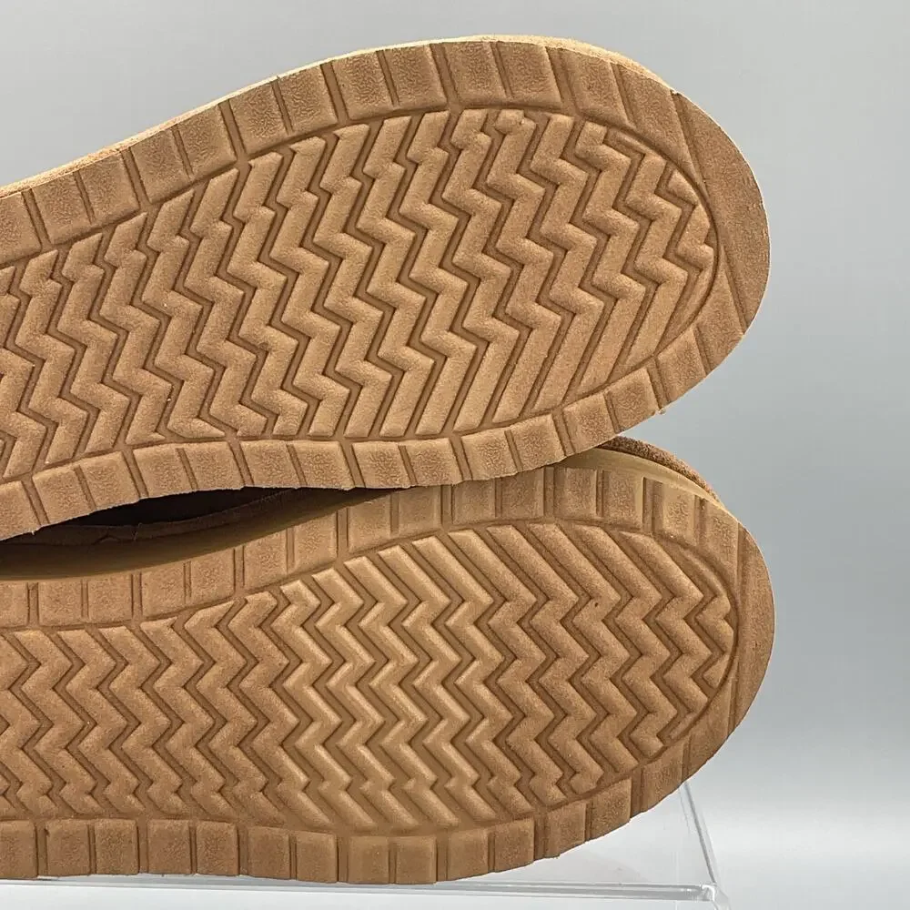 NEW Madden Girl Women’s Embracce Cozy Mini Platform Booties Brown Size 8.5M